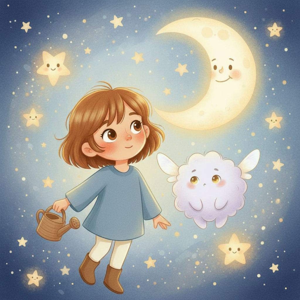Storybook illustration spread